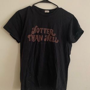 Brandy Melville Hotter Than Hell Death Valley T Shirt